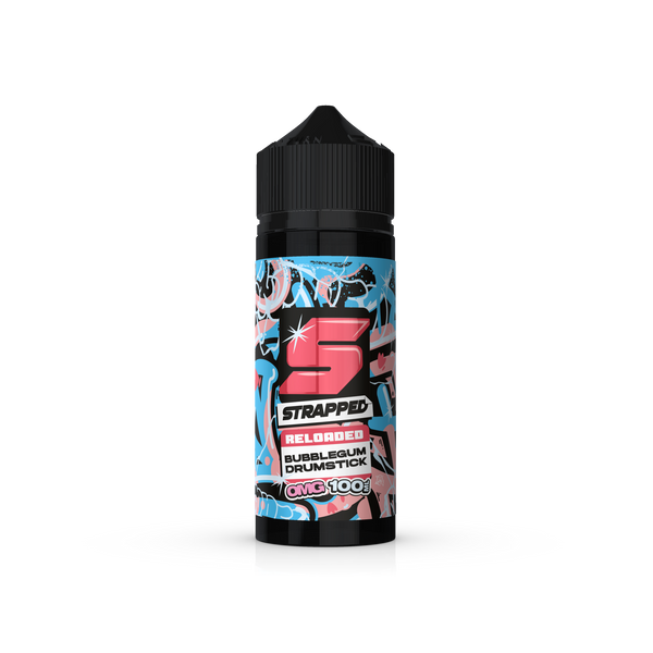 Strapped Reloaded - Bubblegum Drumstick 100ml 0mg