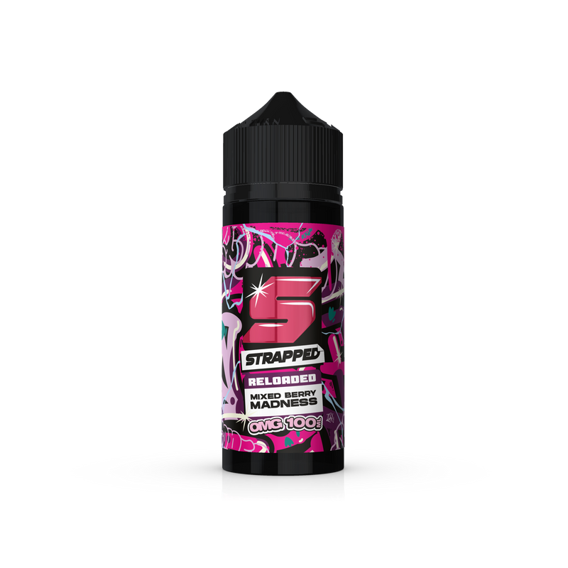 Strapped Reloaded - Mixed Berry Madness 100ml 0mg
