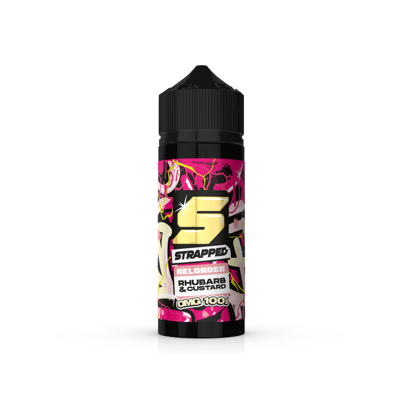 Strapped Reloaded - Rhubarb & Custard 100ml 0mg