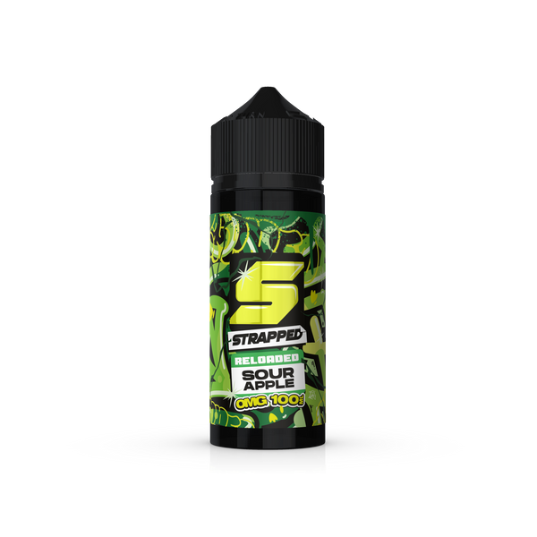 Strapped Reloaded - Sour Apple 100ml 0mg
