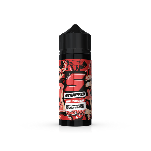 Strapped Reloaded - Strawberry Sour Belt 100ml 0mg