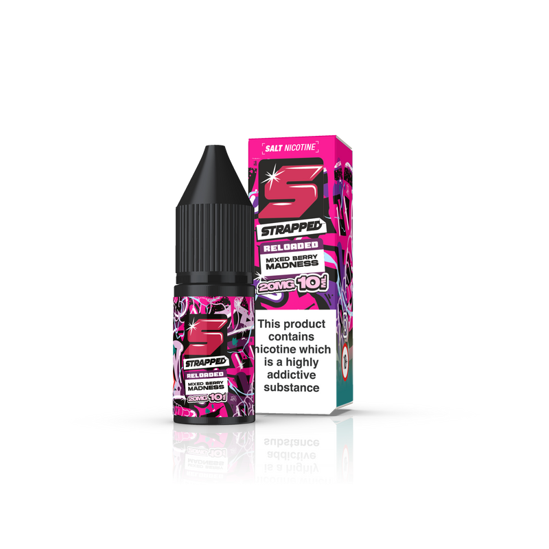 Strapped Reloaded - Mixed Berry Madness 10ml 10mg