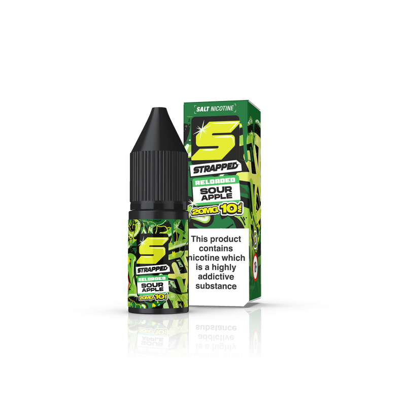 Strapped Reloaded - Sour Apple 10ml 20mg