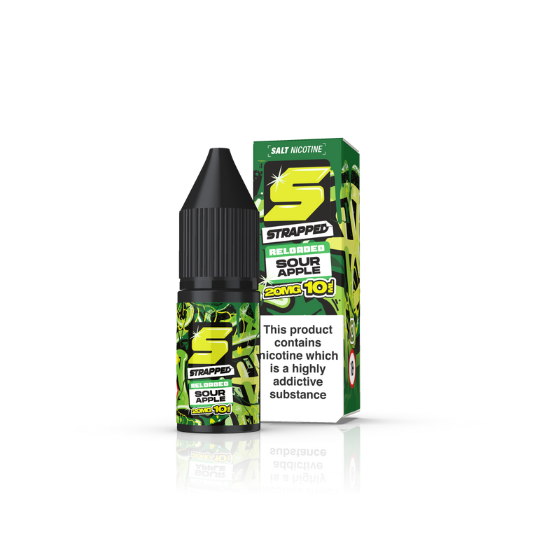 Strapped Reloaded - Sour Apple 10ml 10mg